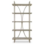 Uttermost 22902 Sway 42"W Metal And Wood Etagere Bookshelf - Beige. Fixed Price $1543.20.