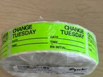 Pdc Brady 500/ Rl Medical Sticker 2-15/16X1 N-7340 Set Change Tuesday Green New. Fixed Price $21.23.