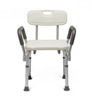 Medline Shower Chair Arms/back 13-1/2X16" Seat 350 Lb Cap Knockdown Adjustable. Fixed Price $43.11.
