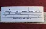 Smith Wesson Blank Box Set Of New 3.75" 1.25" S&w Free Ship. Fixed Price $23.99.