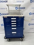 Bluebell 6 Drawer Medical Cart, Surgery Center, With Basket Key, Lockable. Fixed Price $450.00.