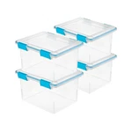 Sterilite 4-PACK Gasket Box, Weather-resistant Storage 32 Quart, Multicolor. Fixed Price $111.29.