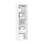Furinno Luder Bookcase With Open 5-TIER, White. Fixed Price $71.99.