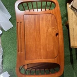 Winsome Cherry Finish Bed Desk Mcm Center Tilts Fully Assemble W/magazine Holder. Fixed Price $125.99.