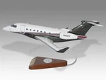 Embraer Legacy Praetor 600 Flexjet Mahogany Wood Handmade Desktop Airplane Model. Fixed Price $222.64.