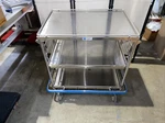 Pedigo CDS-153 Case Heavy Duty Utility Cart. Dual Hamper Rings. Fixed Price $500.00.