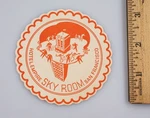 Vintage Hotel Empire Sky Room Paper Bar Coaster San Francisco. Fixed Price $9.99.