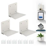 Eapele Invisible Floating Bookshelf, Heavy-duty Hanging Bookshelves, Steel Co.... Fixed Price $22.44.