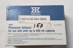 New Baxter Fenwal Pressure Infusor 600ML Capacity Ref 4R4402. Fixed Price $14.00.