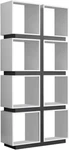 Monarch Specialties White/grey Hollow-core Bookcase, 71-INCH. Fixed Price $348.49.