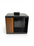 Vintage Dynasound Stow-a-way Cassette Tape Storage Carousel Rack Holder Spins. Fixed Price $29.99.
