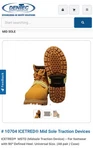 Dentec Mstd 10704 Icetred Mid Sole Traction Device. Fixed Price $12.00.