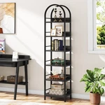 Tribesigns 6 Tier Tall Bookcase 78.7IN Industrial Metal Bookshelf. Fixed Price $191.99.