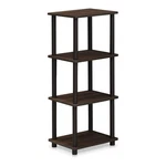 Furinno Turn-n-tube Engineered Wood 3 Space Shelf Walnut/brown. Fixed Price $49.23.