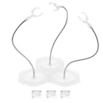 4 Pack Clear Action Figure Stand Display Holder Metal Support Arm. Fixed Price $19.86.