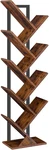 Hoobro Tree Bookshelf, 9-TIER Bookcase Wooden Shelves, Floor Standing Storage. Fixed Price $51.92.