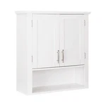 Bathroom Wall Cabinet Over Toilet Storage Medicine W/2 Doors And Shelves. Fixed Price $47.19.