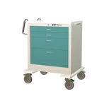 Waterloo 4-DRAWER Steel Bedside/slim Med Jr Cart. Fixed Price $1495.00.