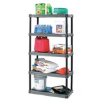 Plano PLA9618SB Freestanding Plastic Shelving, Open Style, D, 36 W, 74. Fixed Price $72.55.