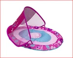Swimways Step 1 Baby Spring Float + Adj Sun Canopy 9-24 Months Pink New. Fixed Price $20.95.