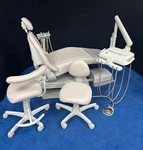 Midmark Ultracomfort Dental Operatory Pkg. W/ Stool Set - New Ultraleather Uph.. Fixed Price $9195.00.