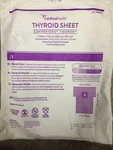 12X Cardinal Thyroid Sheet 29522 Convertors Tiburon 106" X121" Fenestrated 5"X5". Fixed Price $65.65.