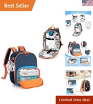 Stylish Feeding Pump Backpack For Kangaroo Joey & Enteralite Infinity - Blue. Fixed Price $54.98.