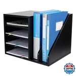Pag Wood Desktop Holder Organizer Sorter For Files, Mails, Envelopes. Fixed Price $74.93.