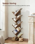 Vasagle 9-TIER Tree Bookshelf Standing Storage Rack Home Office Bookcase Brown. Fixed Price $55.75.
