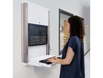 Ergotron 61-367-030 Carefit Enclosure Wall Mount Computer Workstation N/r. Fixed Price $994.99.