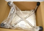 Medline Chrome Footstool W Rubber MDS80430I Matting Standing Pad. Fixed Price $49.99.