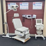Exam Table Chairs For Sale Umf Medichoice 5020 With Original Lt Grey Upholstery. Fixed Price $3050.00.