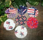 G-tube Mic-key Button Feeding Pads,amt Cover 4TH Of July Set. Fixed Price $15.75.