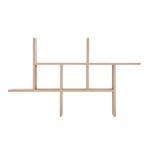 40" X 24" Cantilever Cubby Wall Shelf Chestnut - Danya B.. Fixed Price $30.99.
