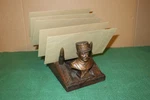 WW1 French Trench Art Letter Holder Stand Marshal Ferdinand Foch. Fixed Price $181.35.