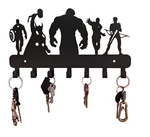 Heavenlykraft Superheros Wall Mounted Metal SIZE:10.6 X 7.5 Inch, Black. Fixed Price $30.05.