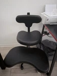 Knee Ergonomic Black Leather Chair With Back Support Pick Only. Fixed Price $59.00.
