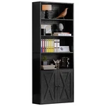 Ironck Industrial Bookshelves Bookcases Doors Floor Standing 6 Shelf. Fixed Price $146.23.