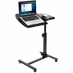 Angle Rolling Laptop Desk W/ Casters Notebook Stand Height Adjustable. Fixed Price $40.58.