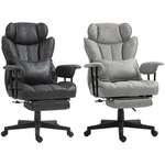 Homcom 400LBS Big And Tall Office Chair With Foot Rest Wide Seat. Fixed Price $191.99.