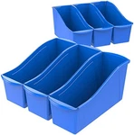 Storex Large Book Bin, Interlocking Plastic Organizer For Home, Office And Class. Fixed Price $25.06.