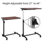 Rolling Table Laptop Food Tray Hospital Desk With Tilting. Fixed Price $44.99.