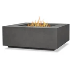 Bowery Hill Traditional Square Propane Fire Table With Conversion Kit In Slate. Fixed Price $1528.24.