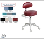 Dental Professional Doctor Stool Adjustable Seat, Height, Back, 2 Yer Warrty. Fixed Price $495.00.