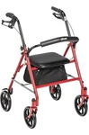 Drive Medical 10257RD-1 4 Wheel Rollator Walker With Seat New/w Box. Fixed Price $64.59.