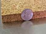 4" X 1/2" Cork Board Wall Tiles Coaster Square Sheet Piece Half Inch. Fixed Price $14.98.