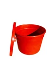 Set Of 2-COVIDIEN Sharpsafety Container 6.75H X 8.75D Inch 5QT Rotor Lid. Fixed Price $5.99.
