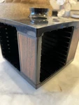 Vintage Dynasound Stow-a-way Audio Cassette Tape Storage Carousel Rotating Rack. Fixed Price $25.00.