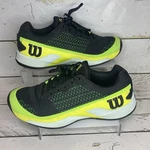 Wilson Mens 9 Rush Pro Extra Duty Tennis Shoes Black/safety Yellow/green Gecko. Fixed Price $34.97.