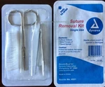 Suture Removal Kit - Single Use Dynarex #4521 Packs Of Or Free Ship. Fixed Price $8.75.
